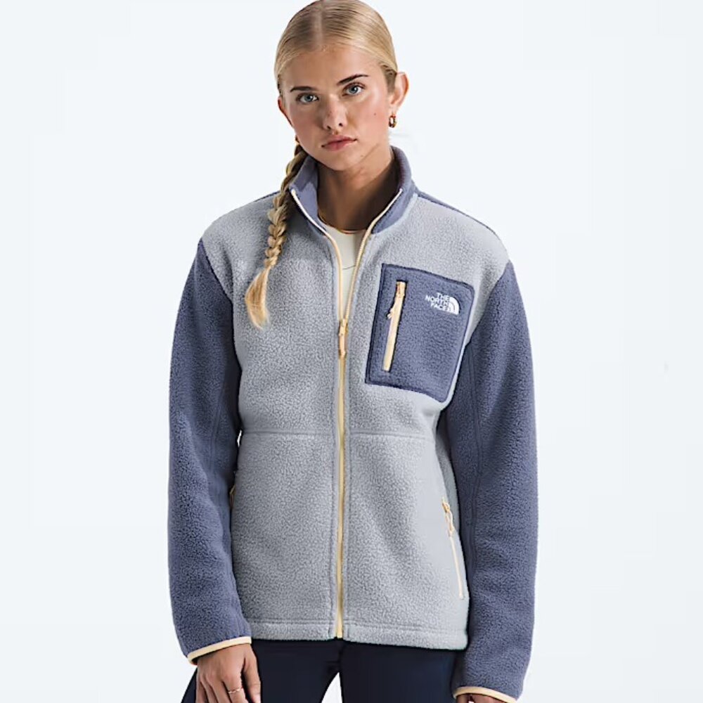 The North Face Women’s Yumiori Full-Zip Jacket Blue Flax Fleece Size M